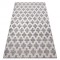 Covor CORE W6764 marocani Trellis - structural, două niveluri de l&acirc;nă, gri / cremă, 240x330 cm