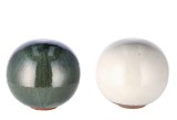 Cumpara ieftin Set 2 sfere decorative ceramica 30,5 cm
