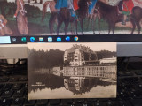 Băile Ocna Sibiului, Hotelul și lacul, circulație 30 iul. 1929, 205, Necirculata, Fotografie