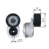 GATES T38675 FleetRunner&trade; Intinzator curea, curea distributie