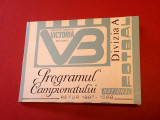 Agenda-Program Fotbal - VICTORIA BUCURESTI (Returul Diviziei A 1987/1988)