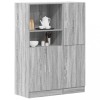 VidaXL Set dulap de bucătărie din 2 piese, gri Sonoma, lemn derivat 3324147