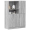 vidaXL Set dulap de bucătărie din 2 piese, gri Sonoma, lemn derivat 3324147
