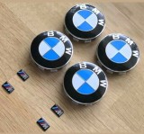 Capace Janta BMW, 69mm, cu Logo M, Siliconate - Set 4 Bucati, Accesorii Auto Roti
