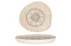 Rinart Farfurie pentru Desert - Celest - Por&Aring;&pound;elan - 20 cm - set de 6