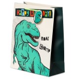 Punga de cadou - Large - Happy Birthday Dinosauria | Puckator