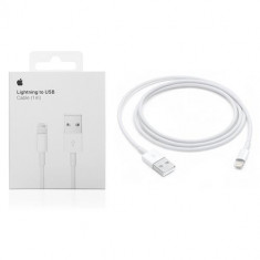 Cablu date APPLE MXLY2ZM/A, Lightning-USB A, 1m, alb