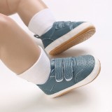 Pantofiori albastri pentru bebelusi (Marime Disponibila: 3-6 luni (Marimea 18