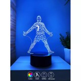 Cumpara ieftin Lampa Decorativa 3D - Fotbalist Multicolor - Cristiano Ronaldo - 20x13cm - 99339