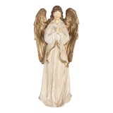 Cumpara ieftin Figurina Inger polirasina bej aurie 23x12x47 cm