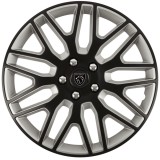 Set 4 Capace Roti 16 inchi (R16) Dakar Negru-Gri, Compatibile Cu Peugeot