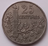 Franta, 25 Centimes 1904, Europa