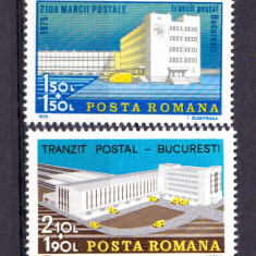 RO 1975 LP 899 " Ziua marcii postale romanesti ", serie , MNH