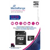 MediaRange Micro SDHC 32GB Class 10 with SD adapter &amp;quot;MR959&amp;quot; (timbru verde 0.03 lei)