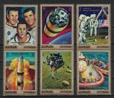 Ajman 1970 - Apollo 13, cosmonautica, serie dantelata neuzata
