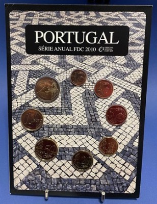 PORTUGALIA 2010 &amp;ndash; Set monetarie 1 cent -2 euro - blister / UNC foto