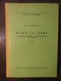 Etica lui Kant (12 lectii) / Niculae Bellu