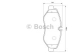 Set placute frana,frana disc MERCEDES SPRINTER 3-t platou / sasiu (906) (2006 - 2016) BOSCH 0 986 494 121