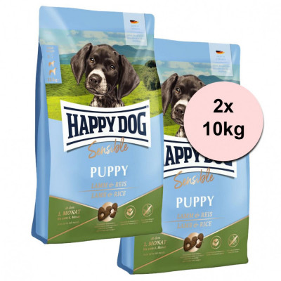 Happy Dog Puppy Lamb &amp;amp;amp; Rice 2 x 10 kg foto