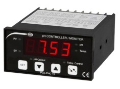 Aparat de măsură pH cu LED, 0-14pH, 0-65&deg;C, cablu 5m