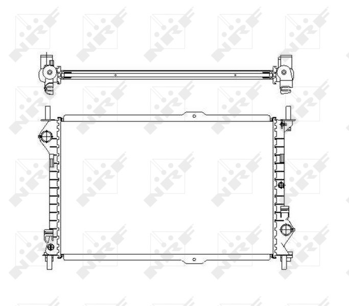 NRF 54755 Radiator, racire motor