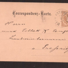 Austria 1884 Postal History Rare Postcard Correspondenz karte D.367