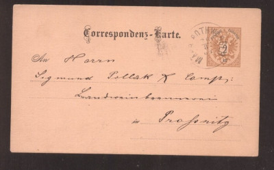 Austria 1884 Postal History Rare Postcard Correspondenz karte D.367 foto