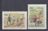 IRAK IRAQ 2001 SPORT FOTBAL JUNIORI ARGENTINA SERIE MNH, Nestampilat