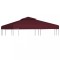 Gossi acoperis de pavilion, 2 niveluri, rosu bordo, 3x3 m, 310 g/m2