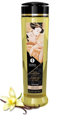 Ulei de masaj Libido Shunga Vanilie 240 ml foto