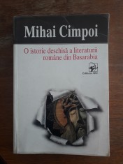O istorie deschisa a literaturii din Basarabia - Mihai Cimpoi / R6P1S