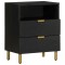 Gossi noptiera, negru, 50x33x62 cm, lemn prelucrat