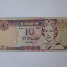 Fiji 10 Dollars 1996 UNC,bancnota din imagini