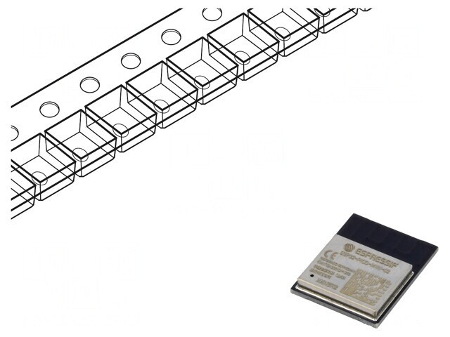 Modul IoT Bluetooth Low Energy WiFi SMD 13.2x16.6x2.4mm