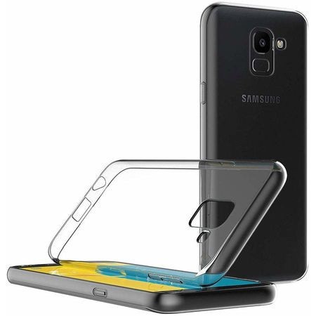 Husa pentru Samsung Galaxy J6 Plus 2018, GloMax Perfect Fit, Transparent