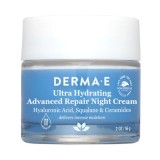 Cremă de noapte Derma-E Ultra Hydrating Repair Night Cream cu acid hialuronic și ceramide, 56 g