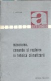 Masurarea comanda reglarea tehnica climatizare carte F. Weber editura Tehnica 1969