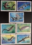 Tanzania 1993 &ndash; Seria completă 7 timbre Rechini &ndash; Obliterate
