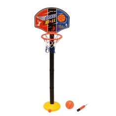 Set Cos de Baschet pentru Copii, Minge, Pompa, Plastic, Stabil, Ergonomic, Ajustabil