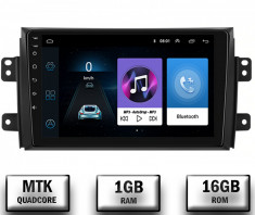 Navigatie Suzuki SX4 Fiat Sedici, Android 9.1, QUADCORE MTK 1GB RAM + 16 ROM, 9 Inch - AD-BGPSX49MTK foto