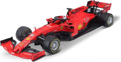 Macheta Ferrari SF90 Charles Leclerc Formula 1 2019 - Bburago F1 1/18 foto