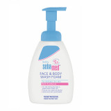 Cumpara ieftin Sebamed Baby, Spuma dermatologica de curatare pentru fata si corp, 400ml