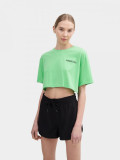 Tricou crop-top neted pentru femei, 4F Sportswear