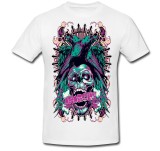 Tricou &quot; Skull x raven &quot;