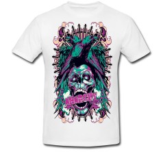Tricou &amp;quot; Skull x raven &amp;quot; foto