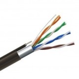 Cablu Ftp Negru Cu Sufa Q5+ / Rola 500 Ml