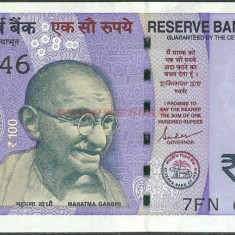 INDIA █ bancnota █ 100 Rupees █ 2019 █ P-112 █ UNC █ necirculata