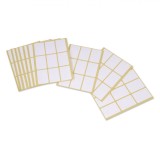 Etichete Autocolante Albe 3.7x2.5 cm, 90 buc/set, Dreptunghiulare, Aplicare Manuala, Universal