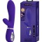 Vibrator Iepuras Thomas, 7 Moduri Vibratii, Silicon, USB, Violet, 20.5 cm