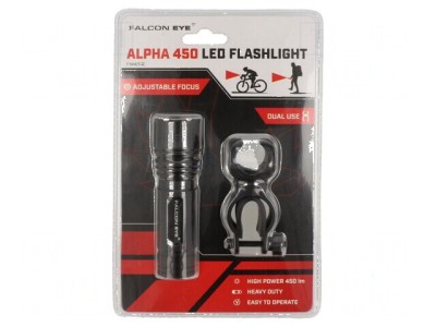 Lanterna LED neagră IP65 foto